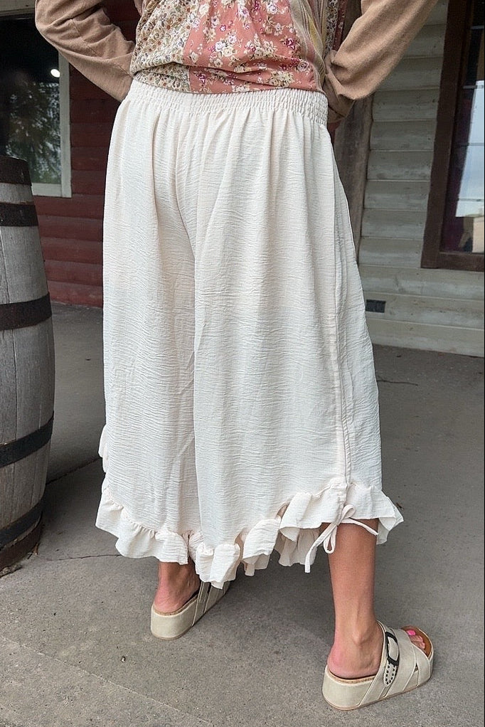 Cloverfield Cream Bloomer Pants
