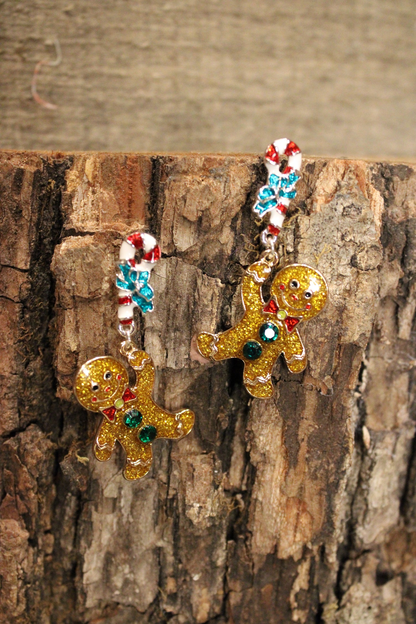 Peppermint Ginger Snaps Earrings