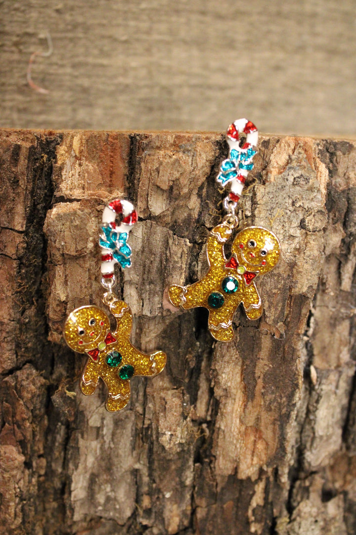 Peppermint Ginger Snaps Earrings