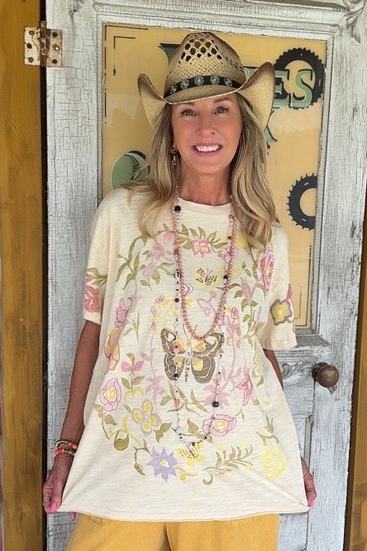 Flutter And Bloom Cotton Tee