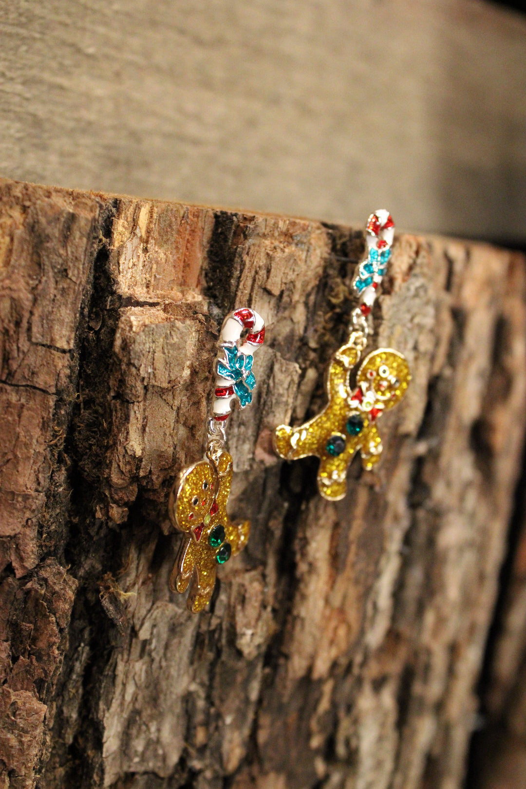Peppermint Ginger Snaps Earrings