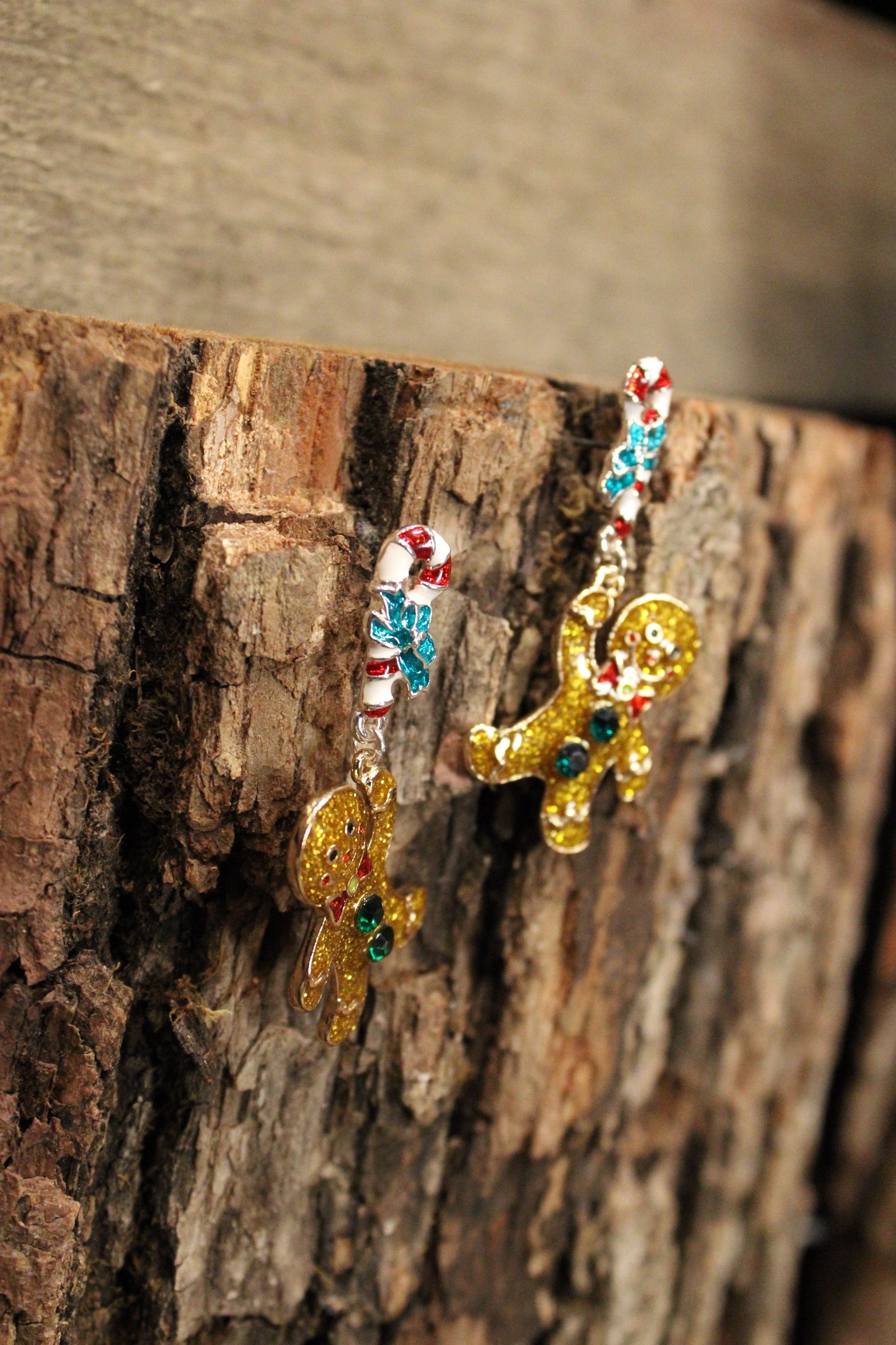 Peppermint Ginger Snaps Earrings