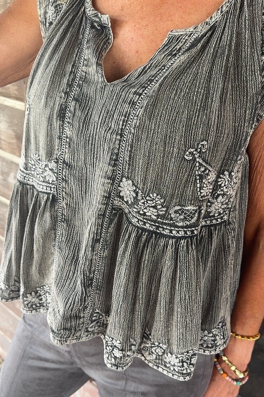 Desert Charcoal Top