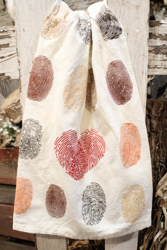 Fingerprints Kitchen Towel