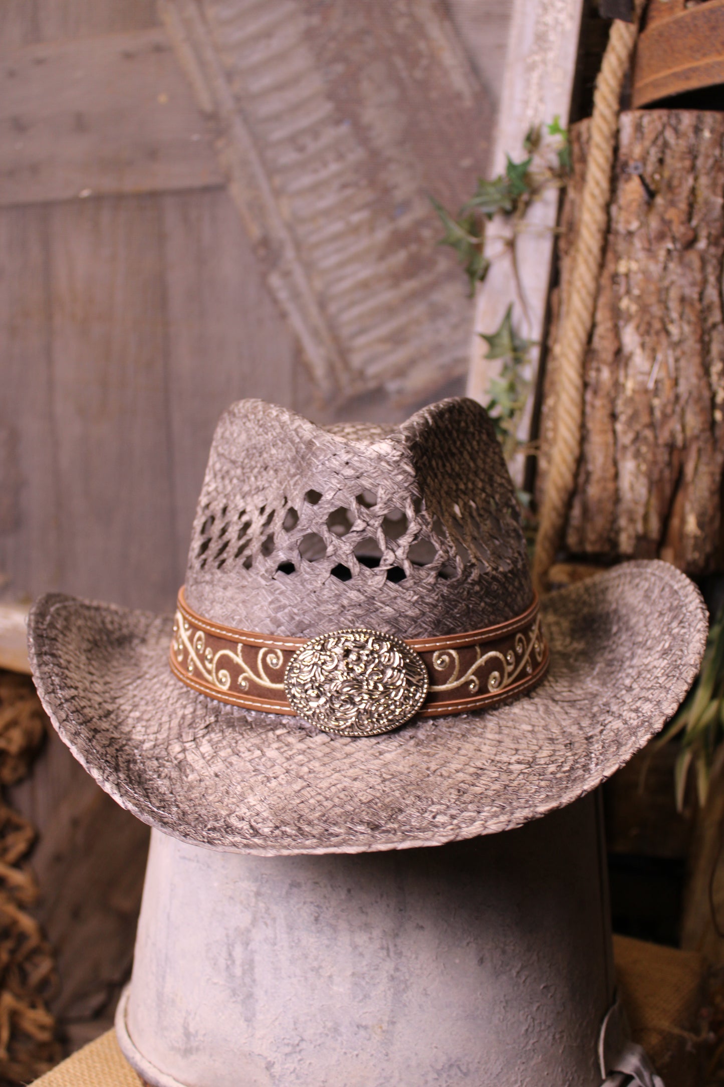 Smokey Skies Cowgirl Hat