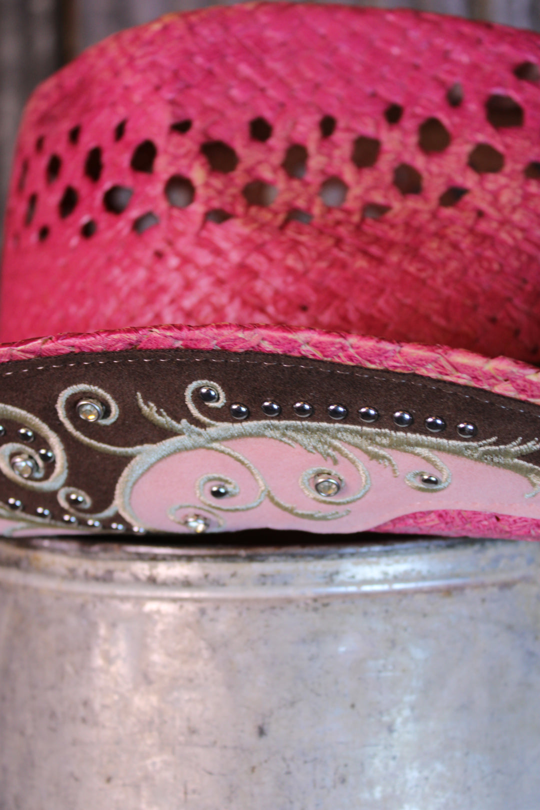 Fuchsia Frontier Cowgirl Hat