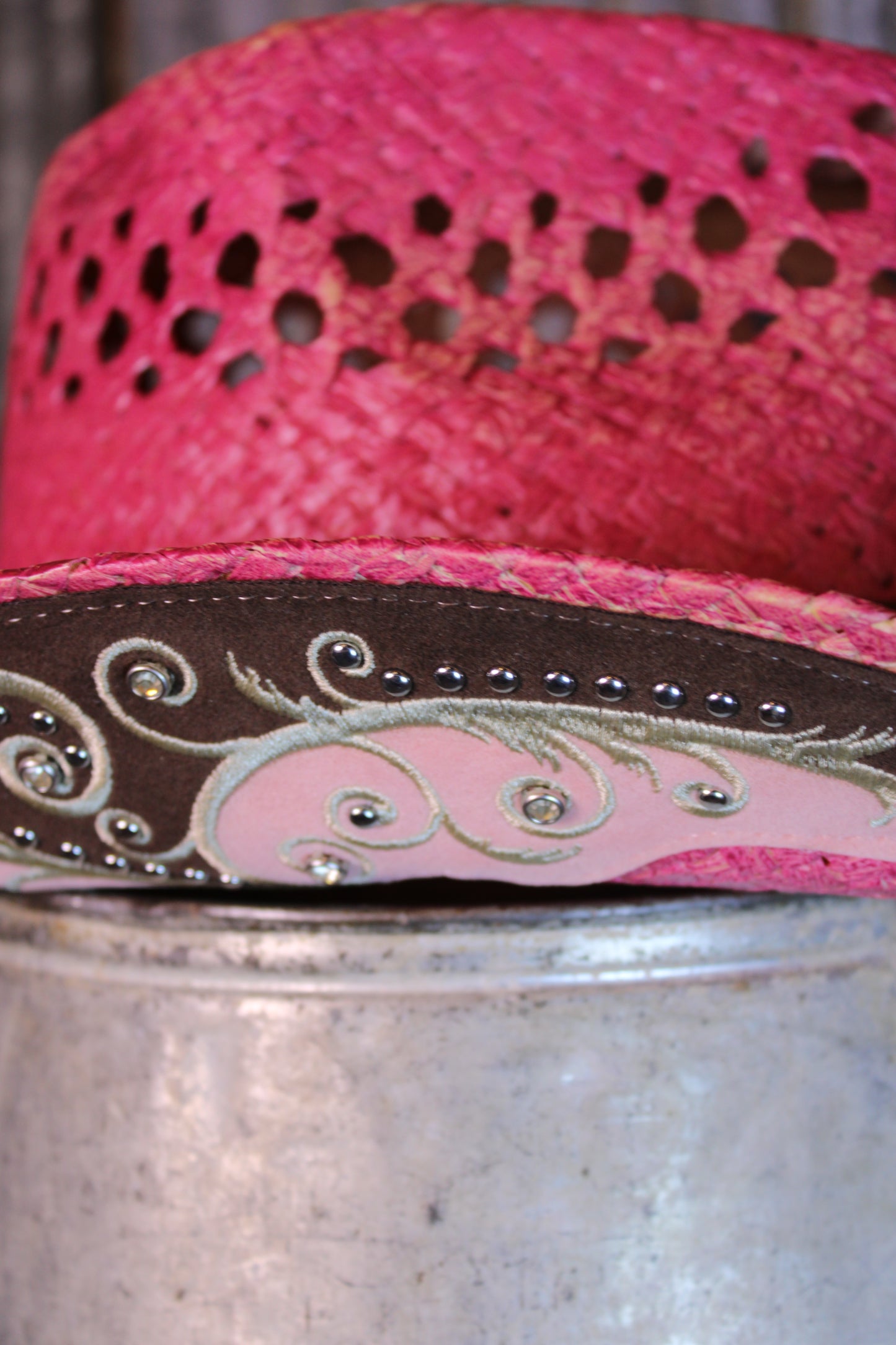 Fuchsia Frontier Cowgirl Hat