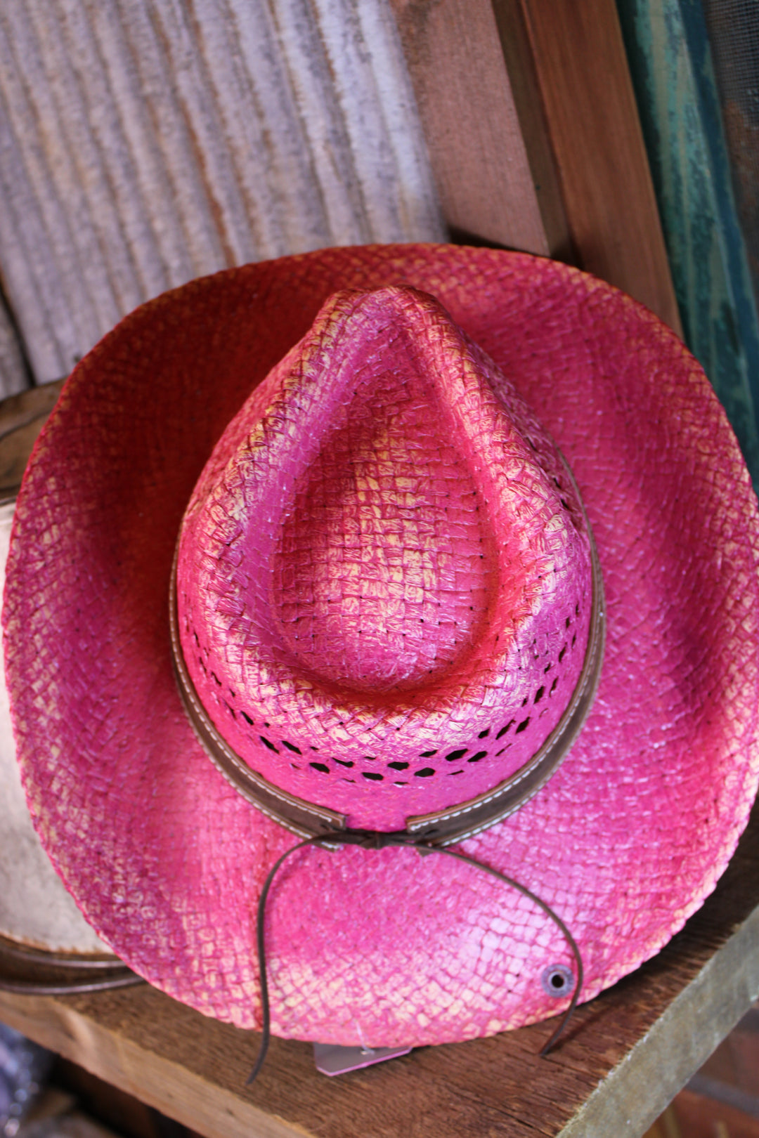 Fuchsia Frontier Cowgirl Hat