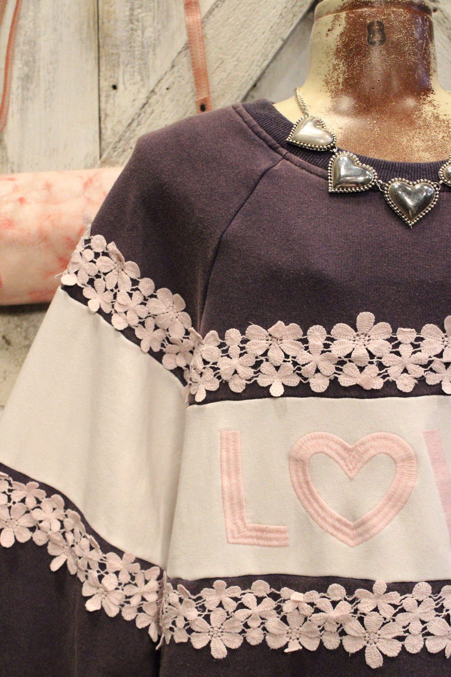 Love Blooms Cotton Sweatshirt