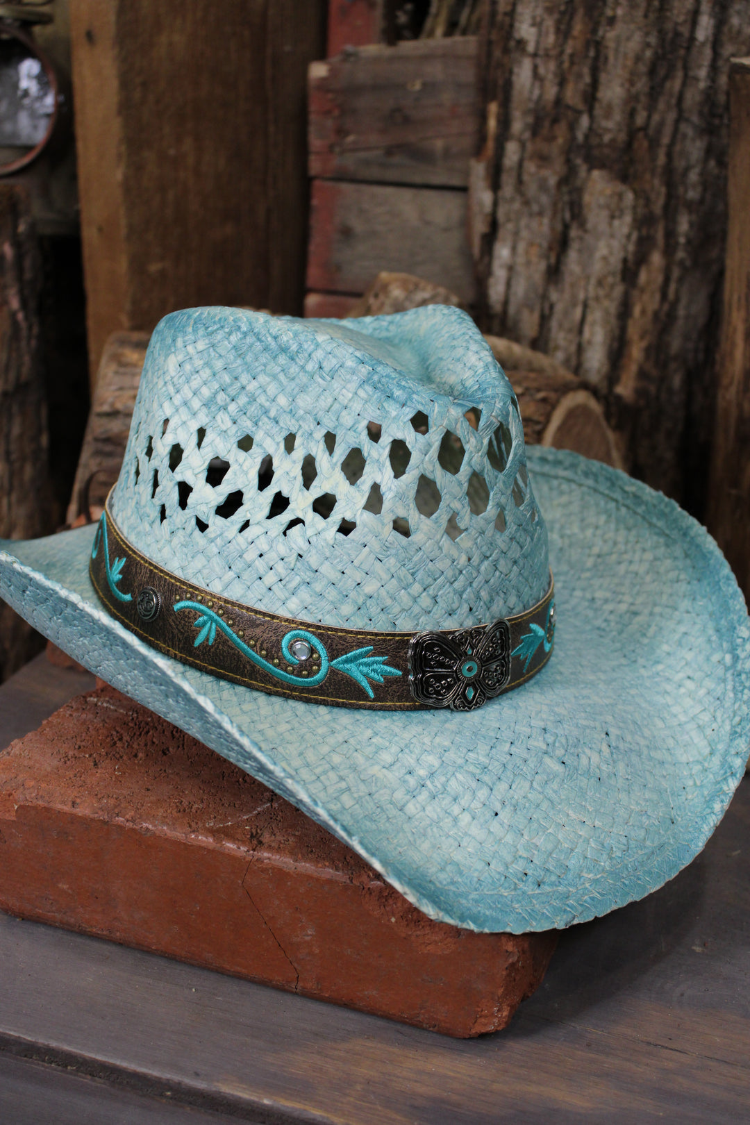 Minted Skies Cowgirl Hat