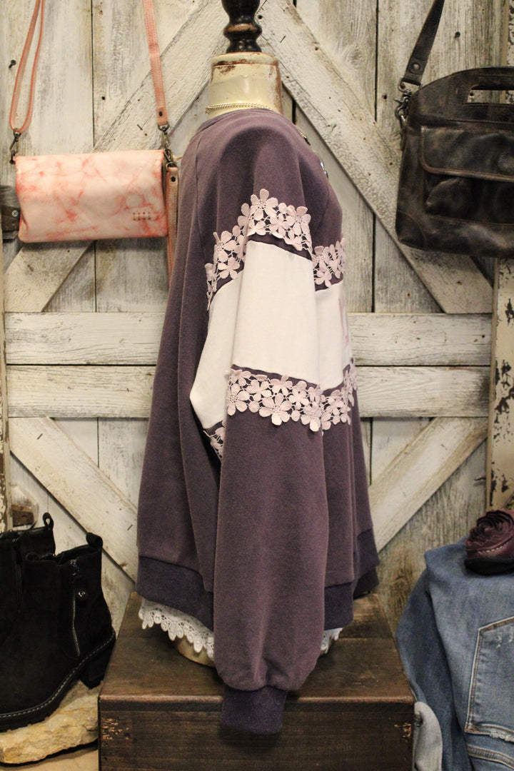Love Blooms Cotton Sweatshirt