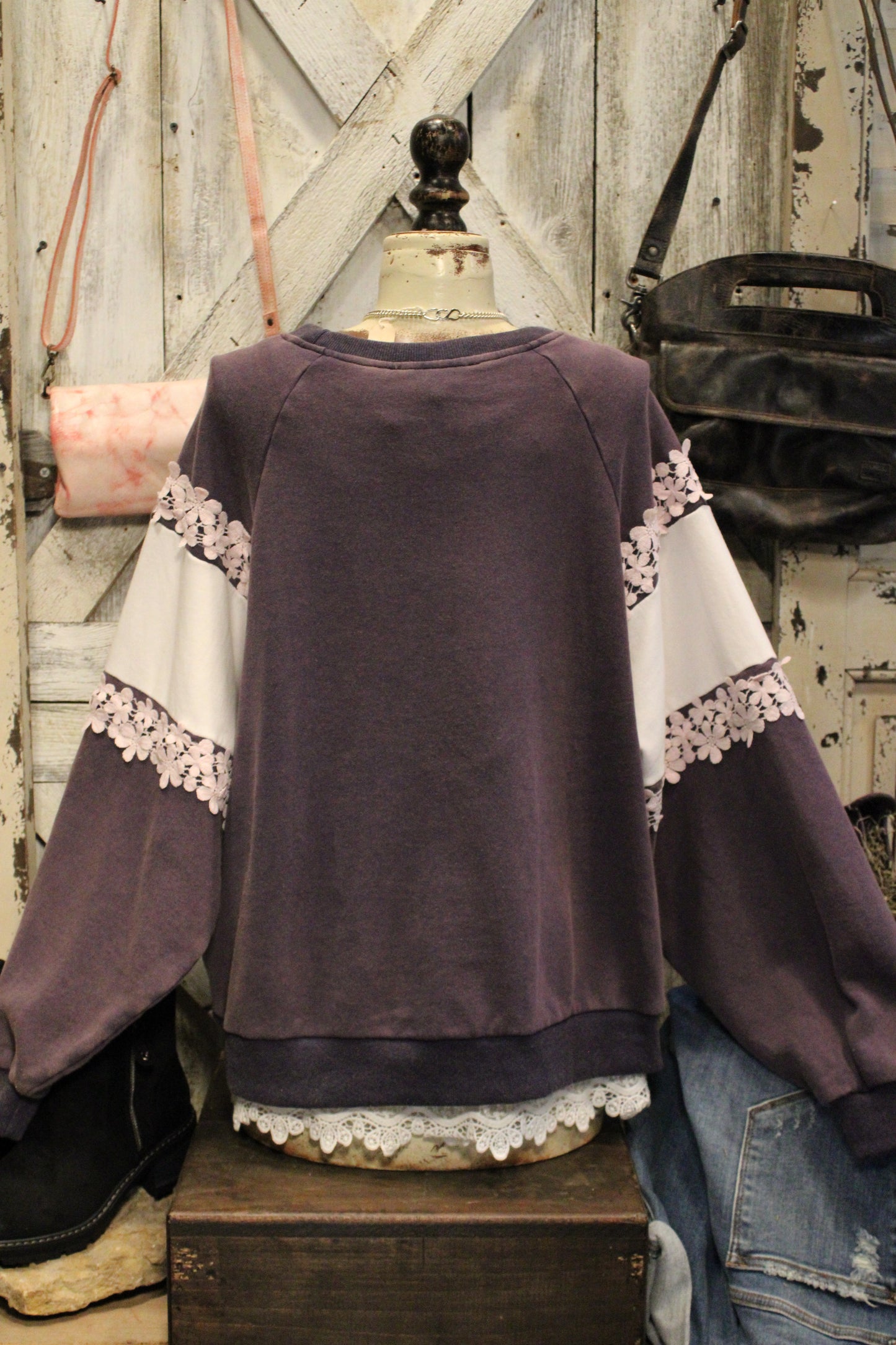 Love Blooms Cotton Sweatshirt