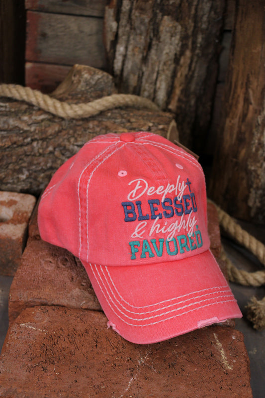 Deeply Blessed & Highly Favored Baseball Cap