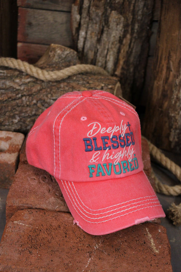 Deeply Blessed &amp; Highly Favored Baseball Cap