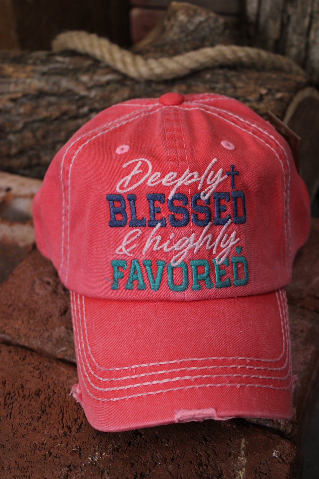 Deeply Blessed &amp; Highly Favored Baseball Cap
