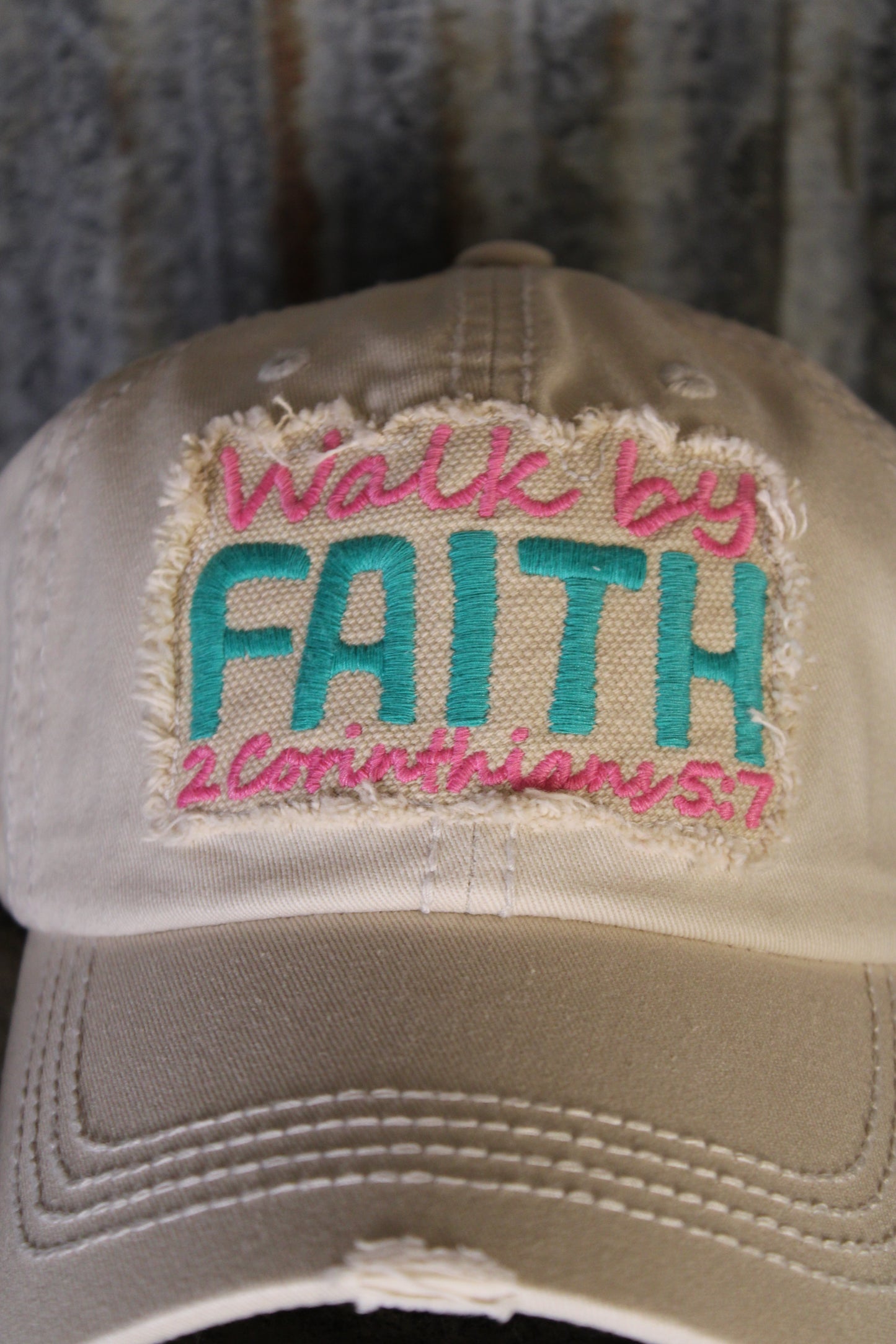 Walk By Faith Baseball Cap