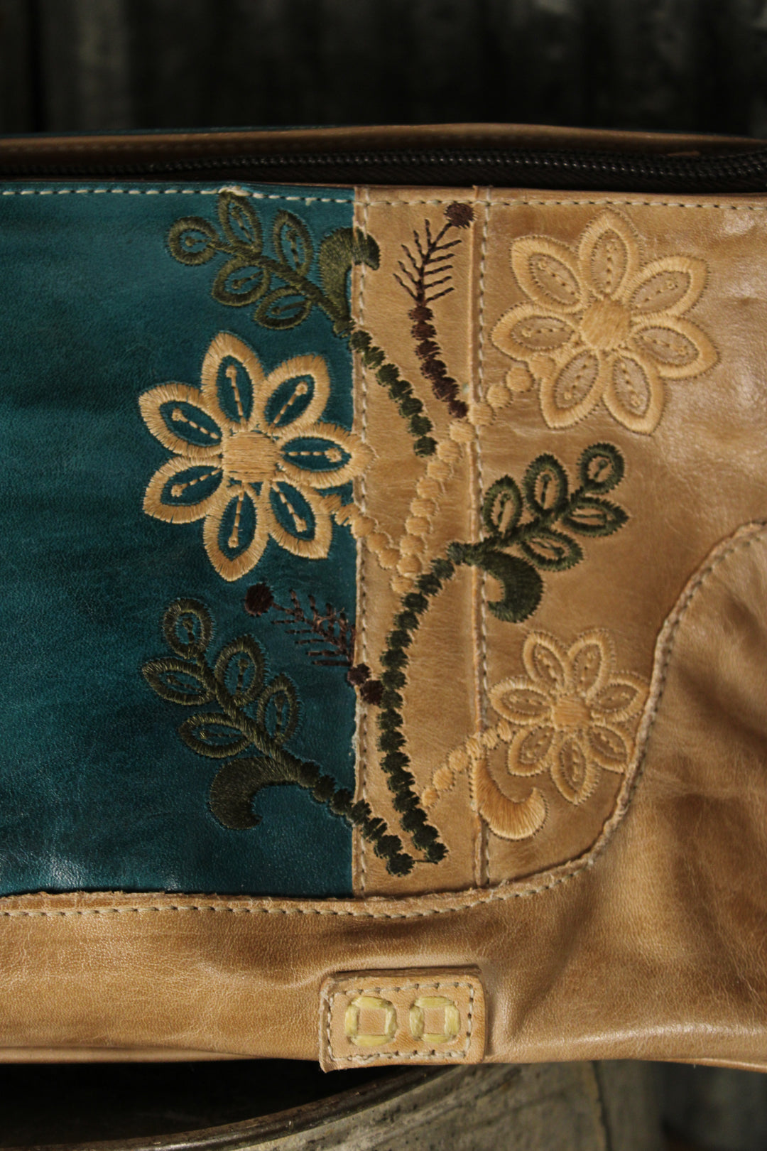 Bed|Stu Hyperbolic Oats Arctic Teal Rustic Handbag
