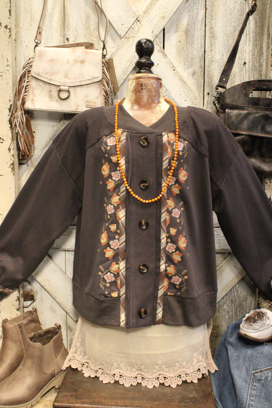 Brown Sugar Button Up Sweater