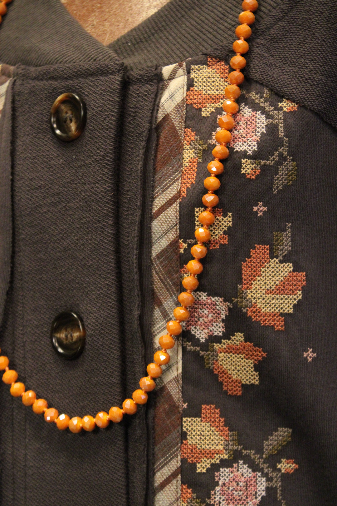 Brown Sugar Button Up Sweater