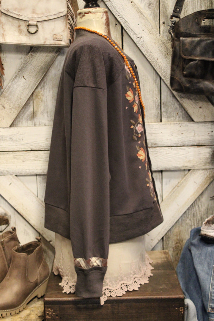 Brown Sugar Button Up Sweater