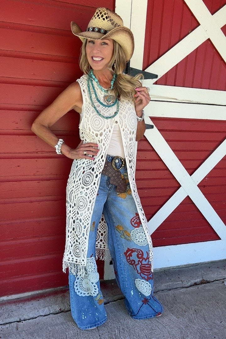 Soft Haven Crochet Duster