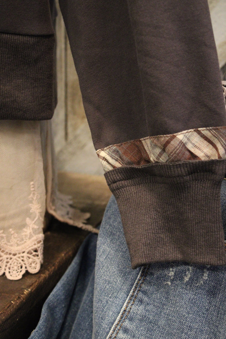 Brown Sugar Button Up Sweater