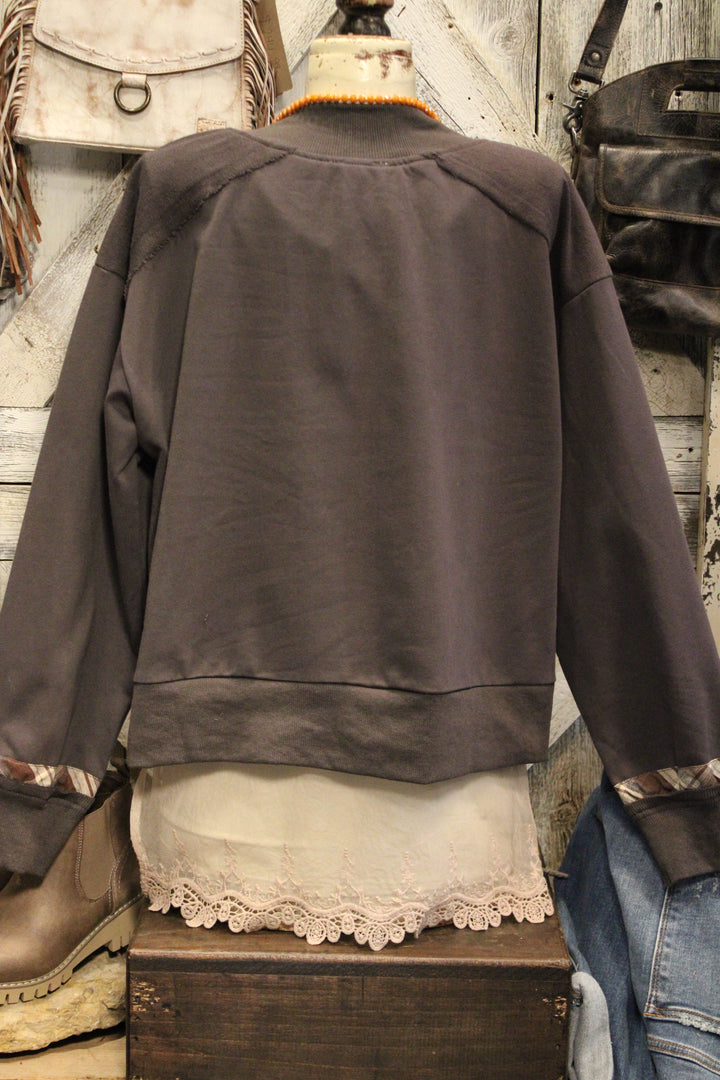 Brown Sugar Button Up Sweater
