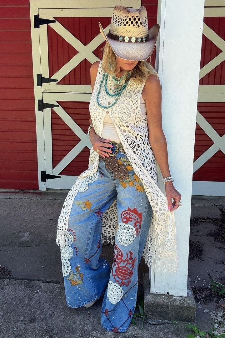 Soft Haven Crochet Duster