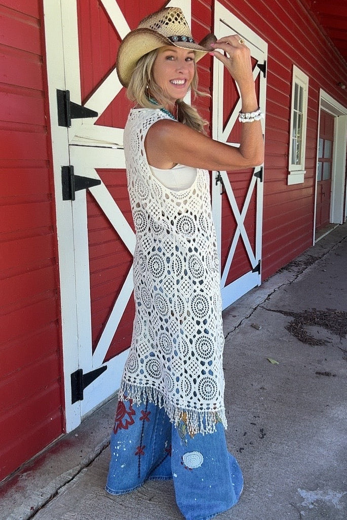 Soft Haven Crochet Duster