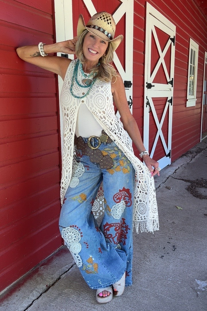 Soft Haven Crochet Duster
