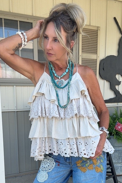 Canyon Breeze Taupe Top