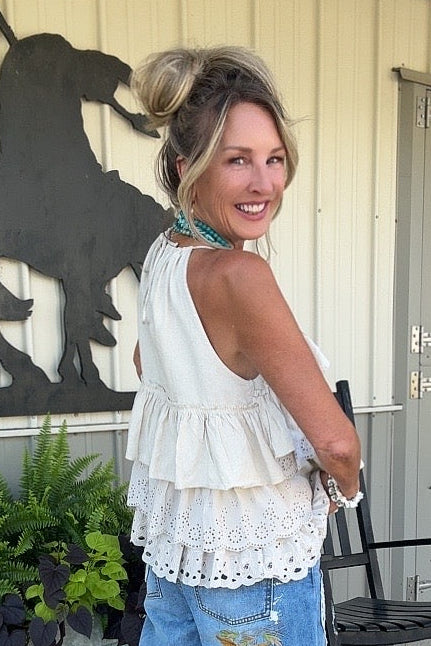 Canyon Breeze Taupe Top