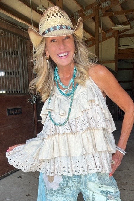 Canyon Breeze Taupe Top