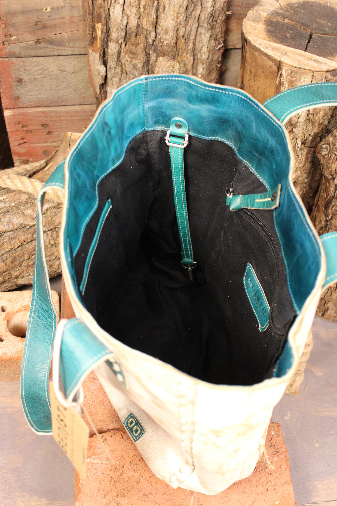 Bed|Stu Stevie Nectar Lux Arctic Teal Rustic Handbag