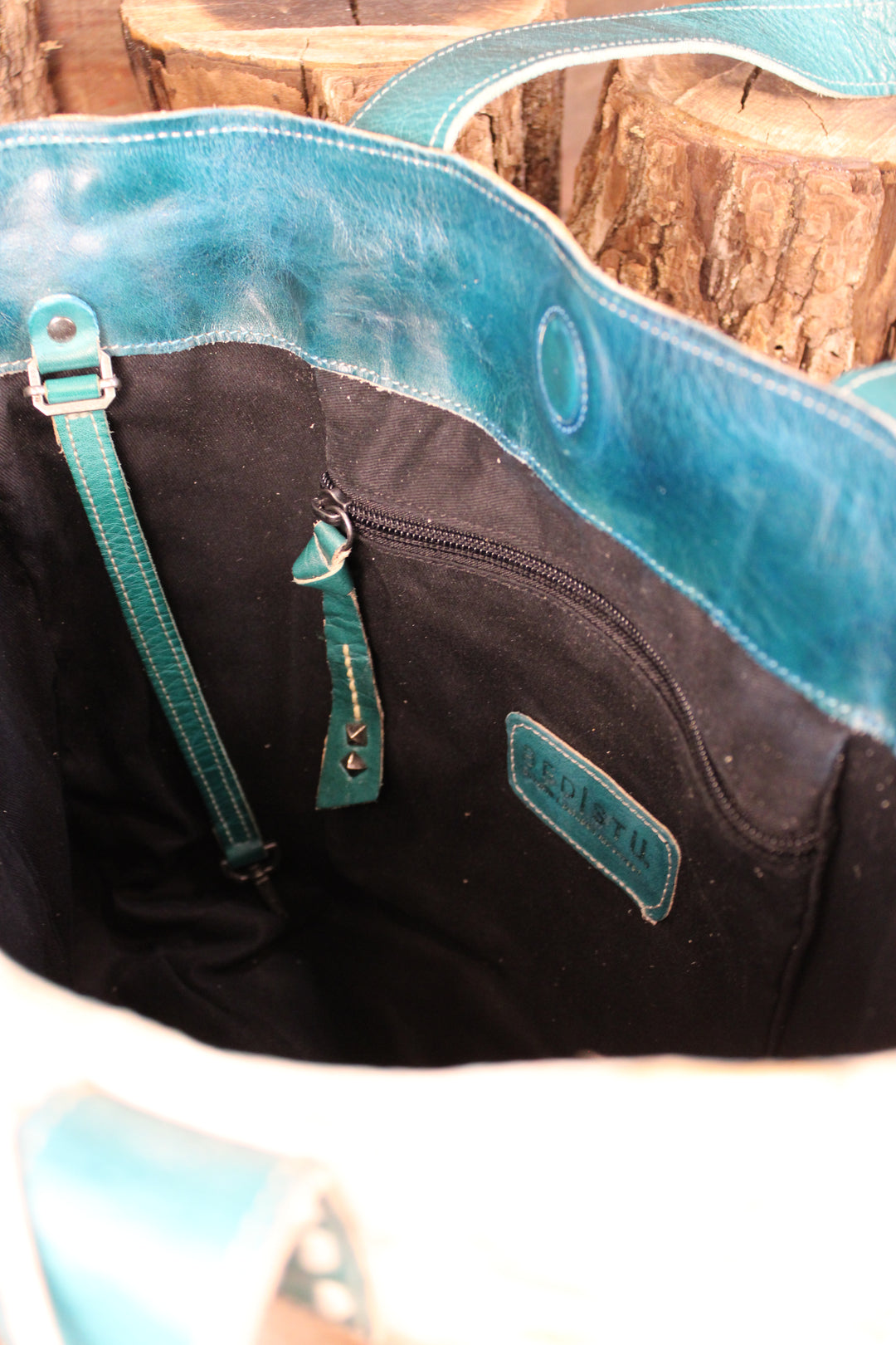 Bed|Stu Stevie Nectar Lux Arctic Teal Rustic Handbag