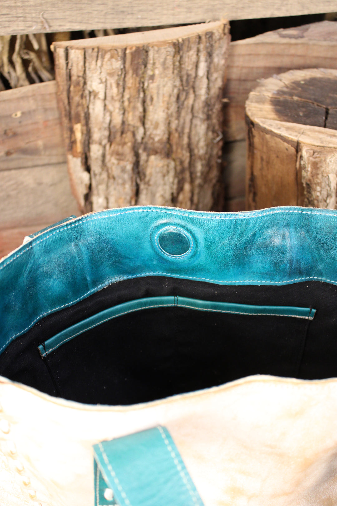 Bed|Stu Stevie Nectar Lux Arctic Teal Rustic Handbag