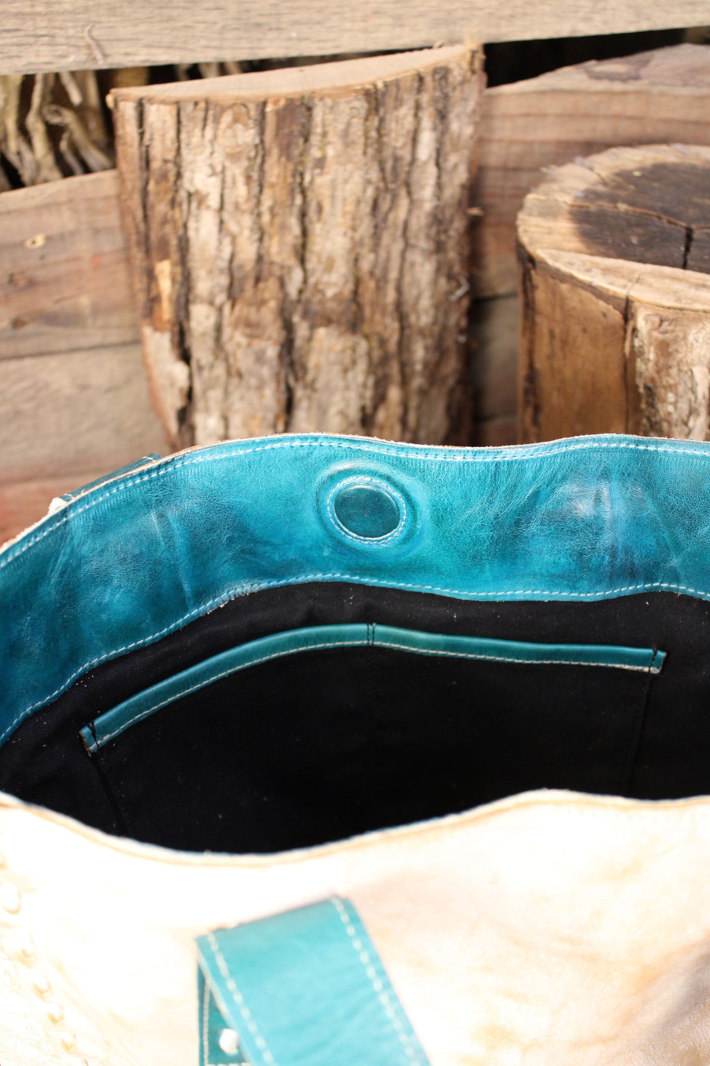 Bed|Stu Stevie Nectar Lux Arctic Teal Rustic Handbag