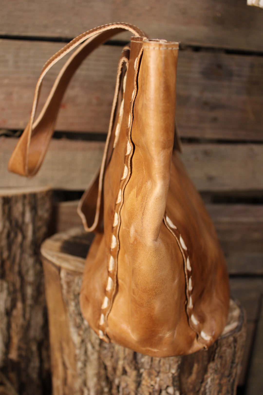 Bed|Stu Stevie Tan Rustic Handbag