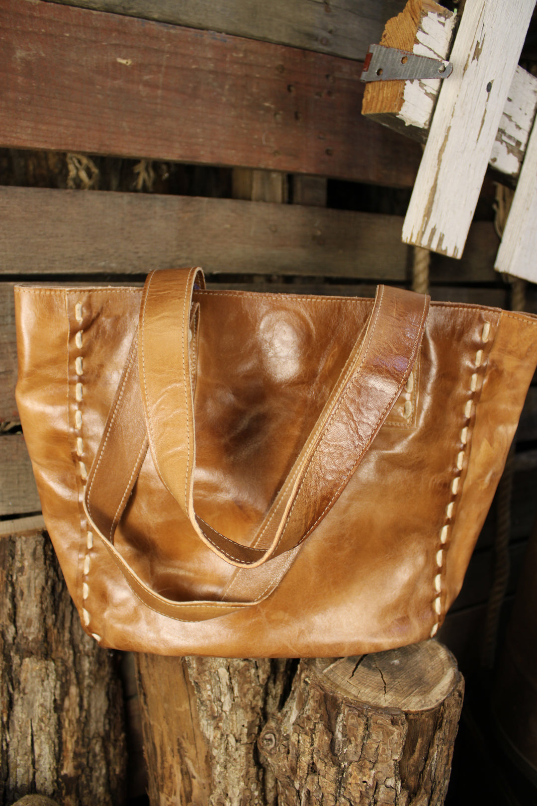 Bed|Stu Stevie Tan Rustic Handbag