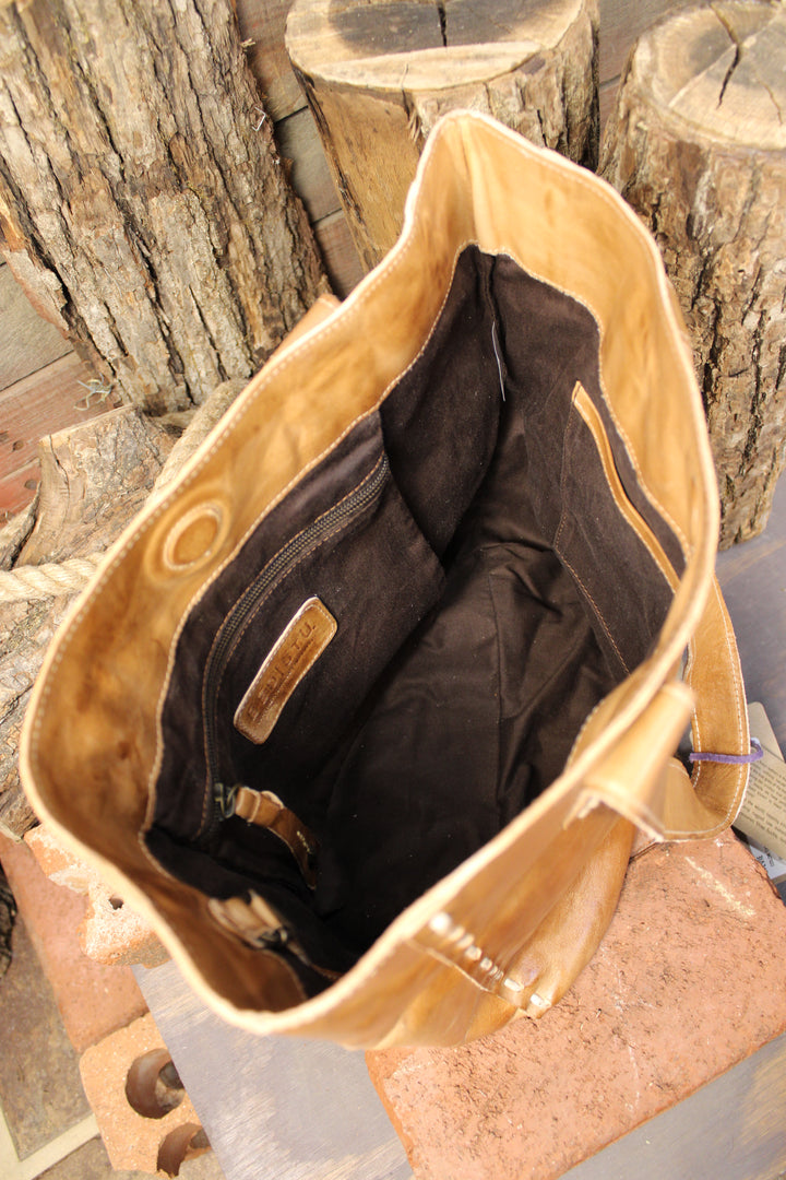 Bed|Stu Stevie Tan Rustic Handbag