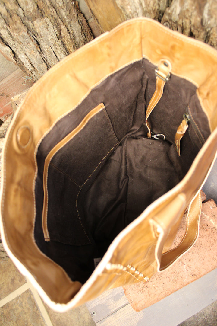 Bed|Stu Stevie Tan Rustic Handbag