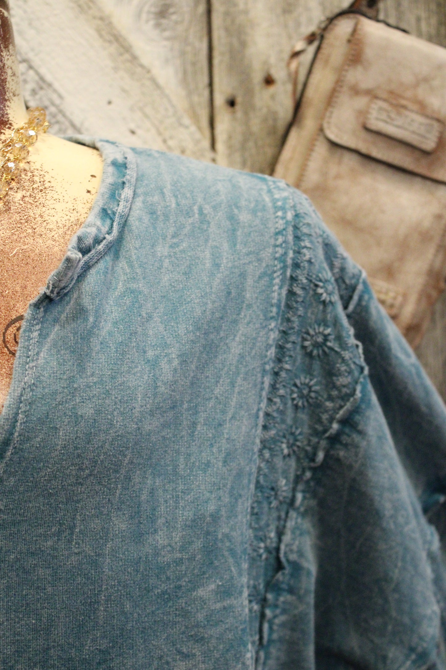 Plaid Petal Babydoll Top