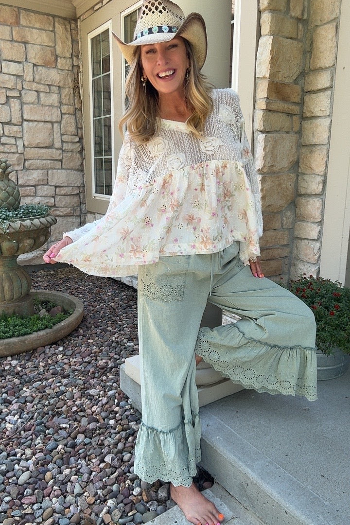 Garden Muse Floral Blouse