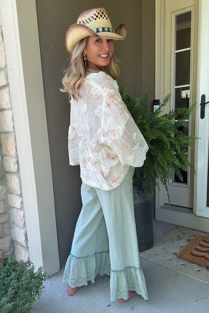 Garden Muse Floral Blouse