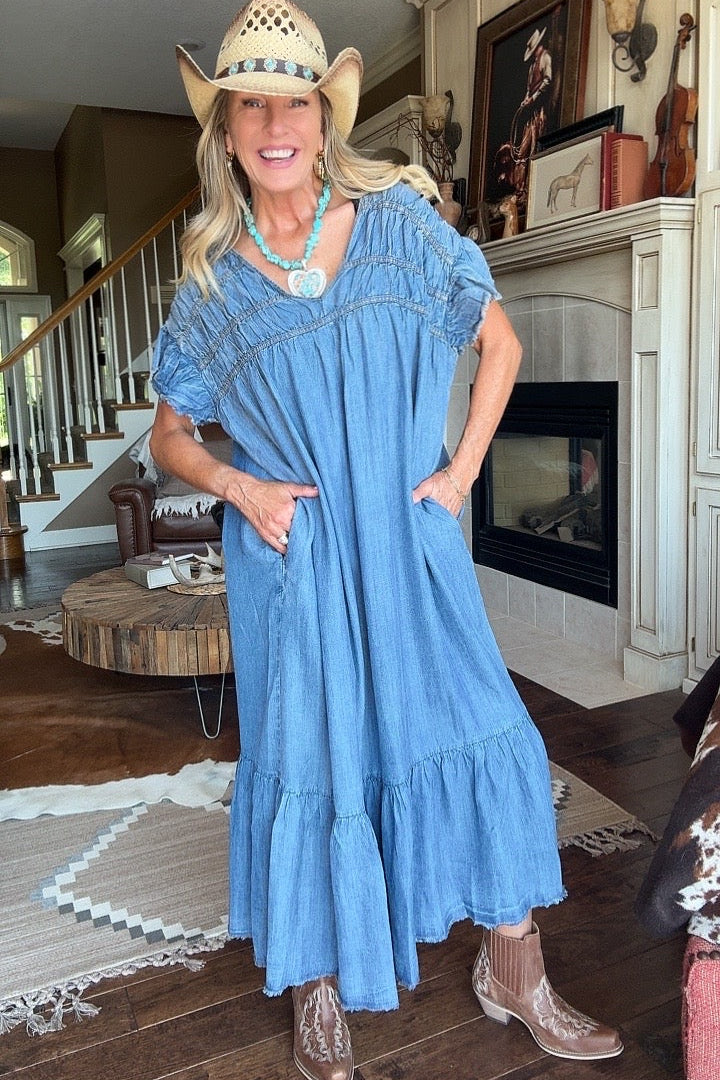 Relaxed Days Denim Dress