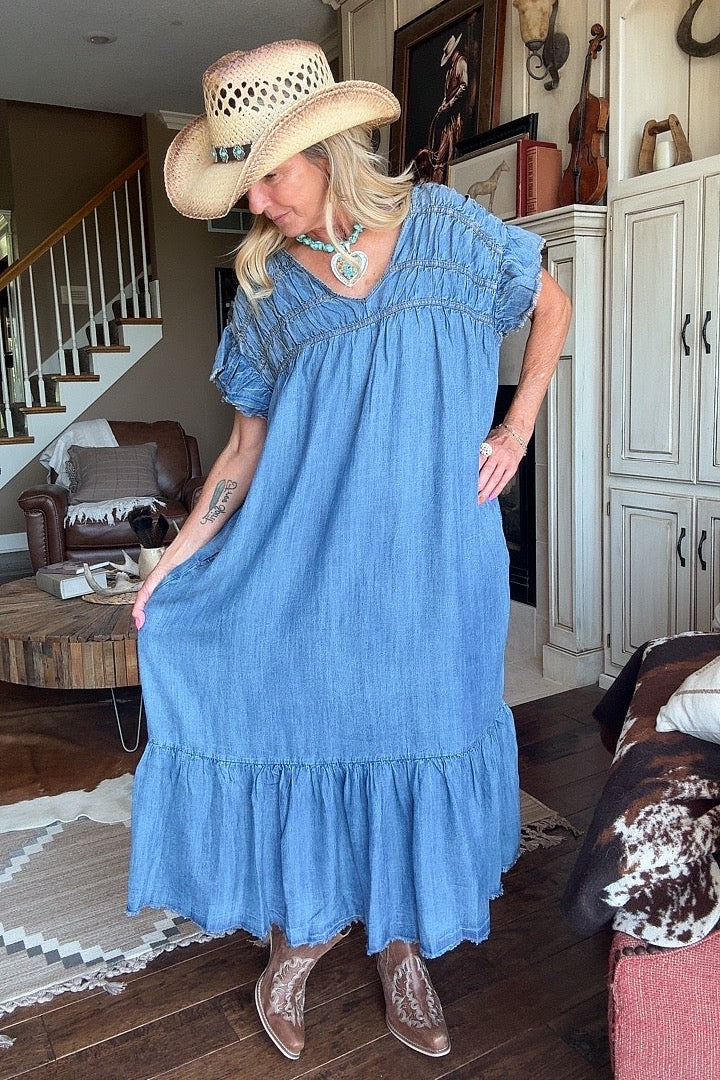 Relaxed Days Denim Dress