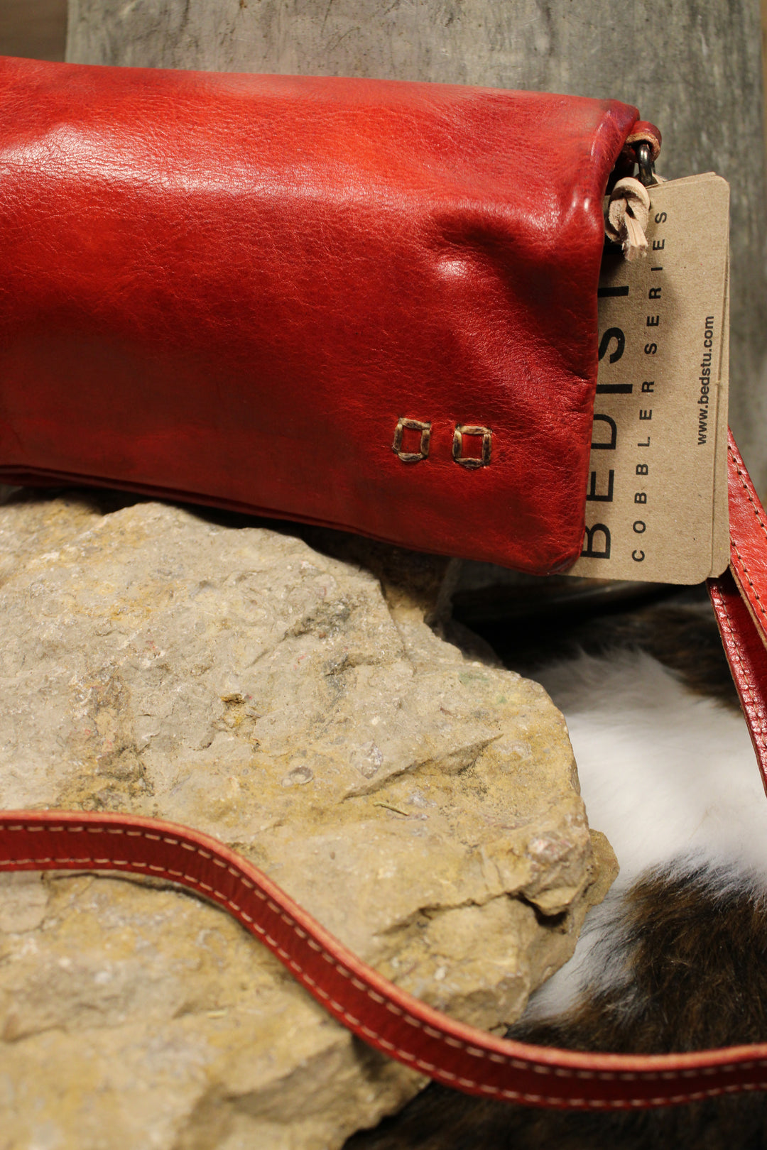 Bed|Stu Cadence Red Rustic Handbag