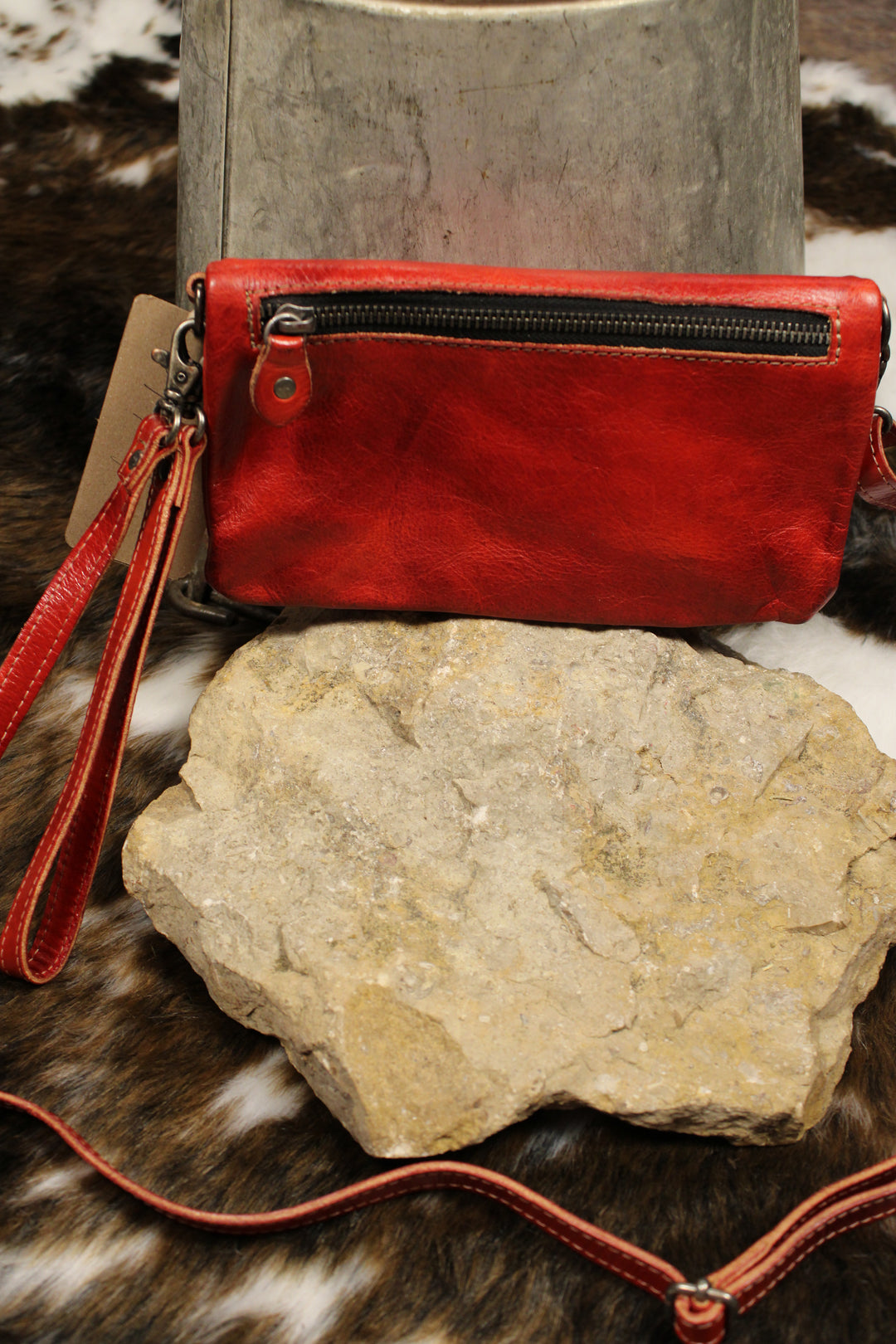 Bed|Stu Cadence Red Rustic Handbag