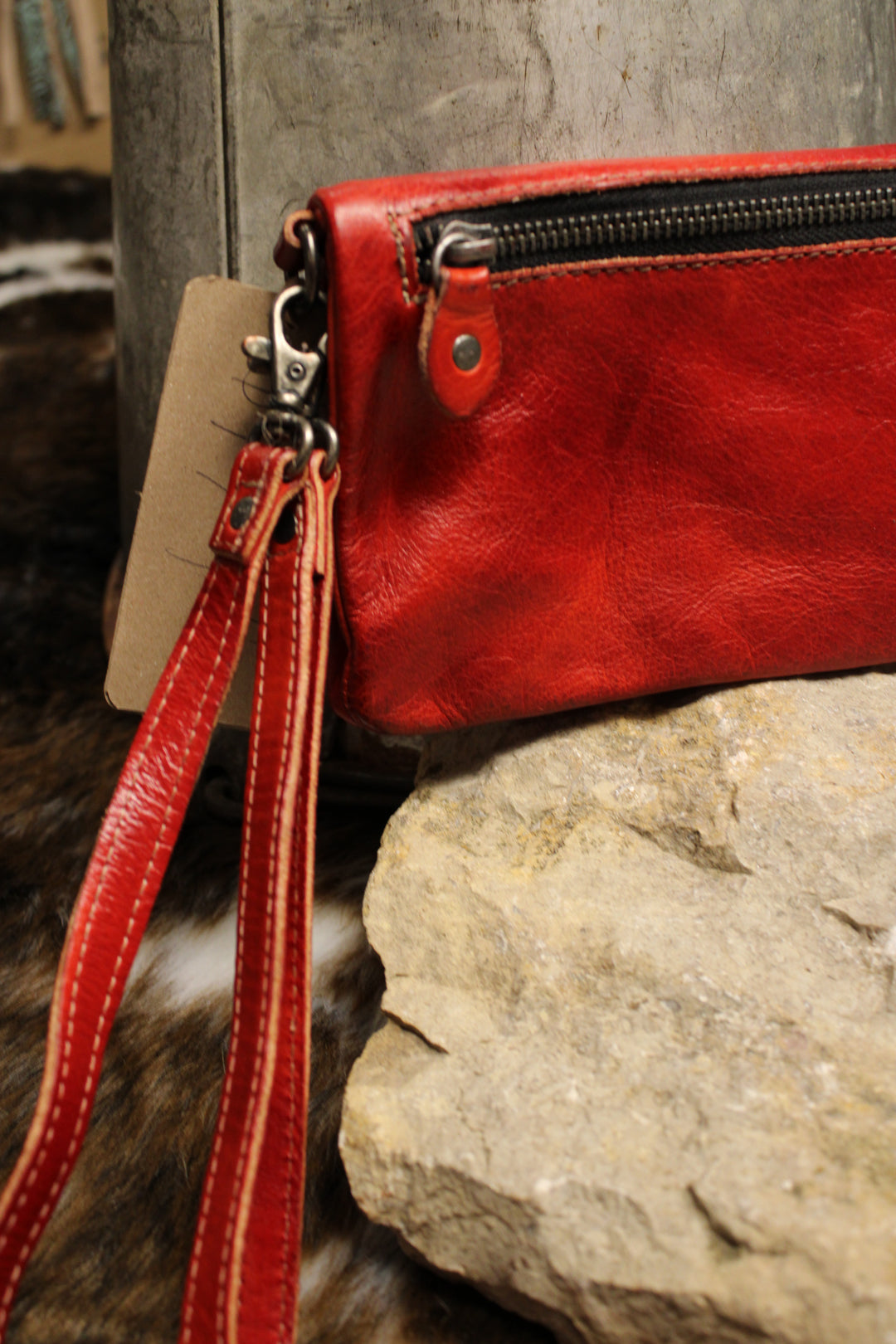Bed|Stu Cadence Red Rustic Handbag