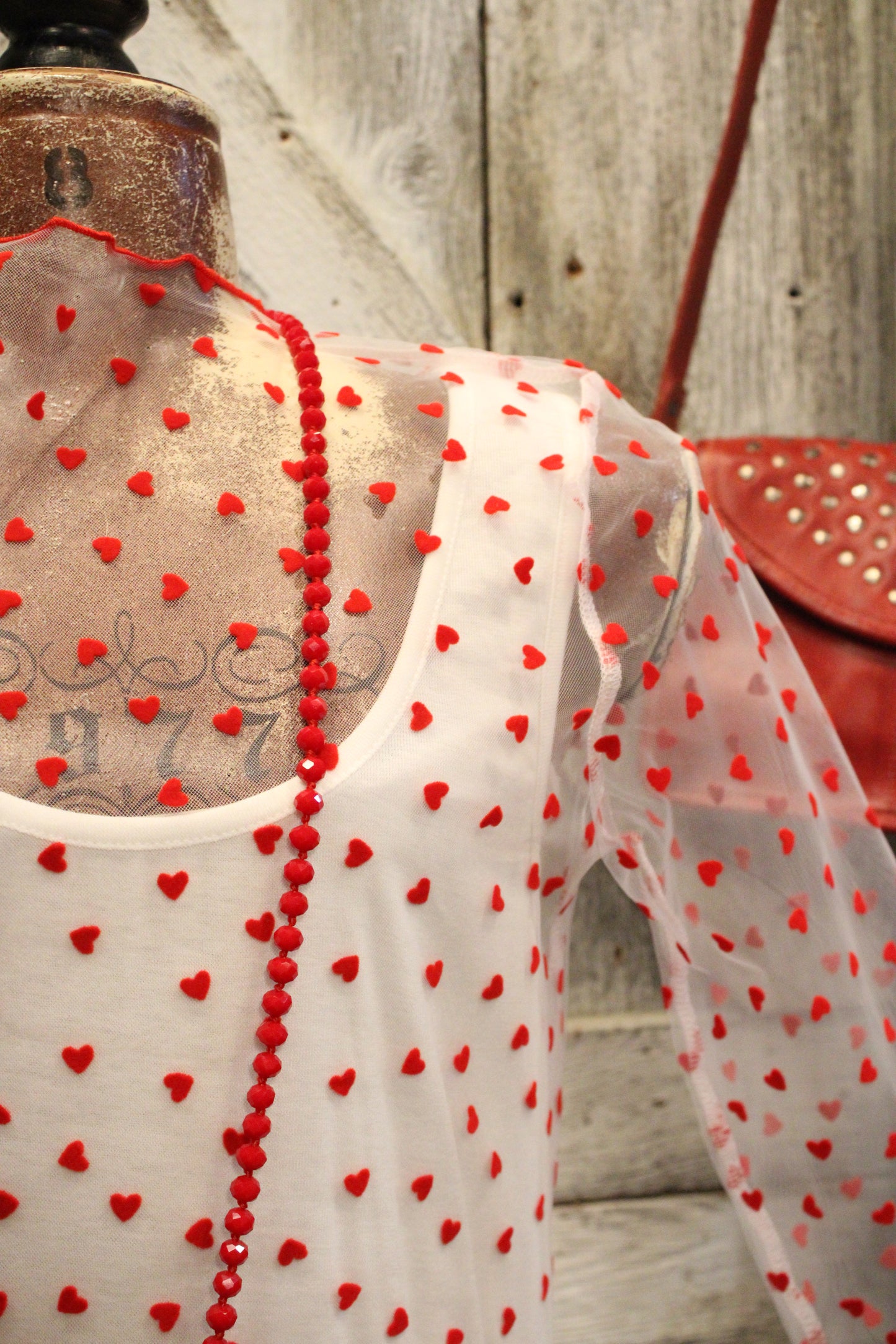 Lighthearted Mesh Layering Top